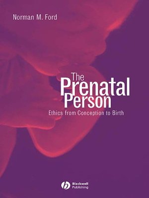 cover image of The Prenatal Person
